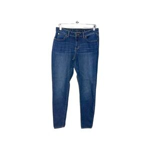 JENNIFER LOPEZ Blue Curvy Skinny Jeans 6 Long